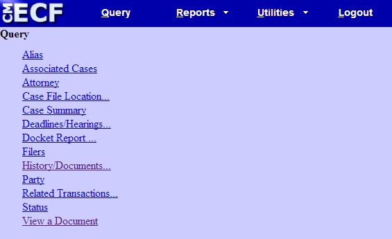 Query page using first method